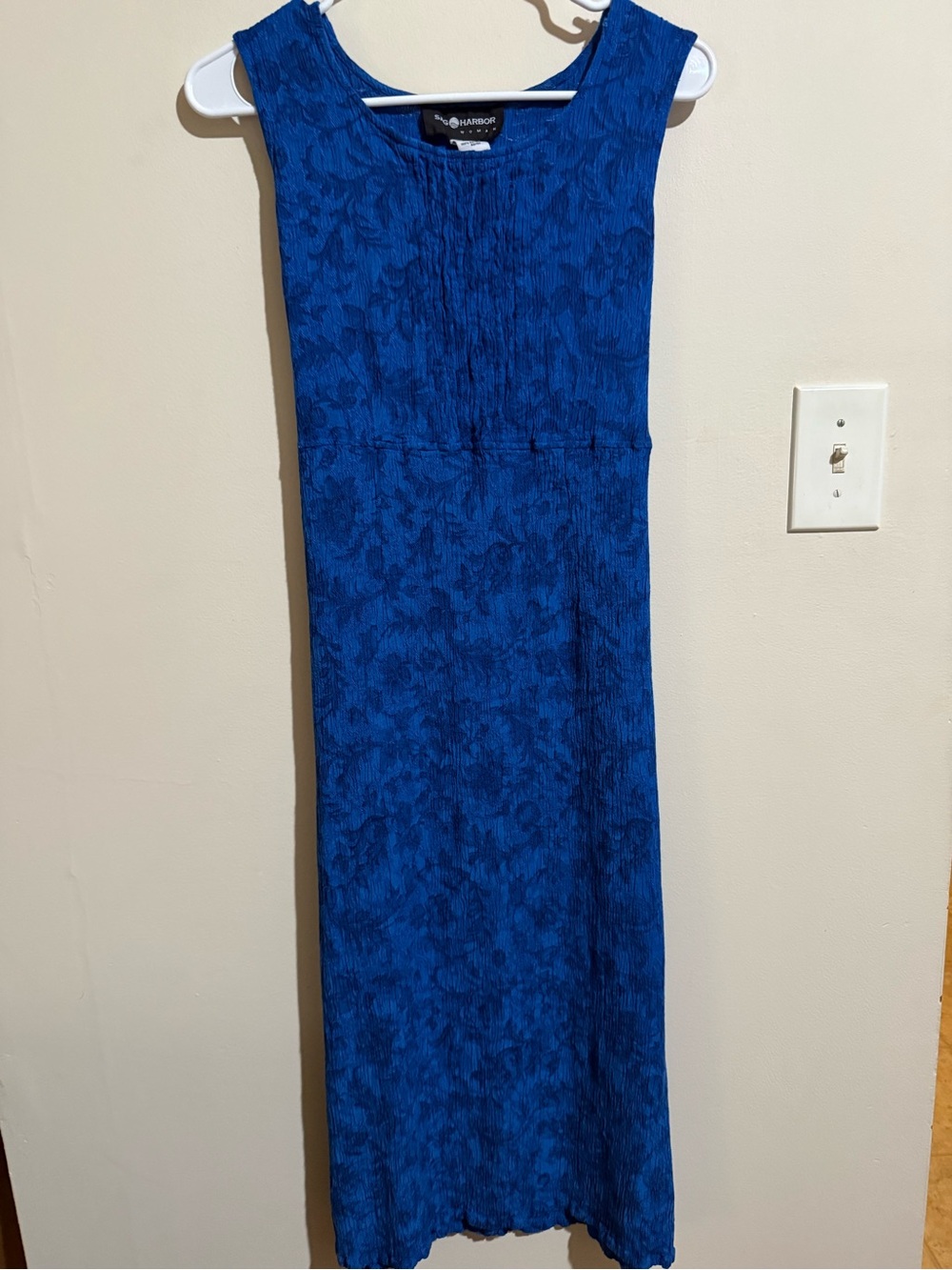 Sag Harbor Royal Blue Sleeveless Maxi Dress